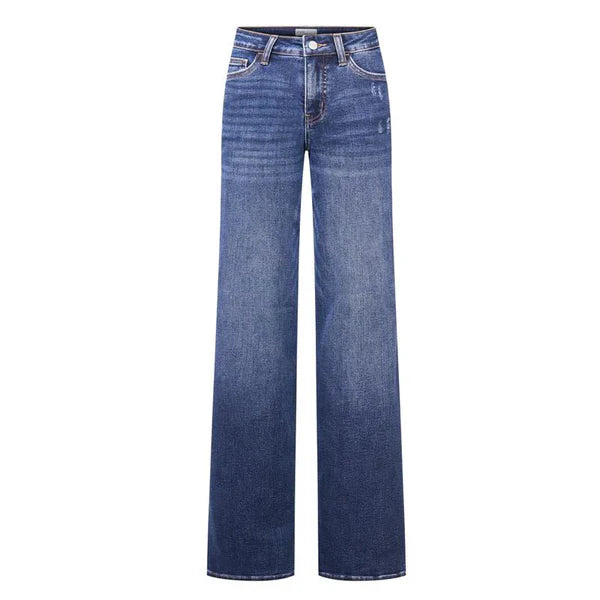 Wide Leg Stretch Jeans